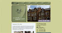 Desktop Screenshot of pandjhotel-nottingham.co.uk